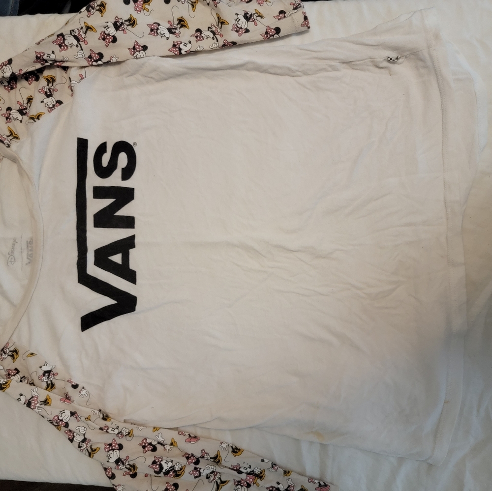 Vans Minnie Mouse baseball Shirt size medium